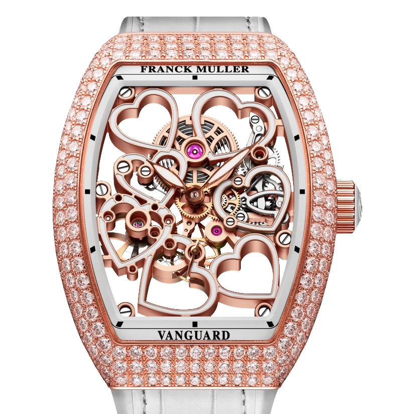 Franck Muller Vanguard Lady Heart Skeleton