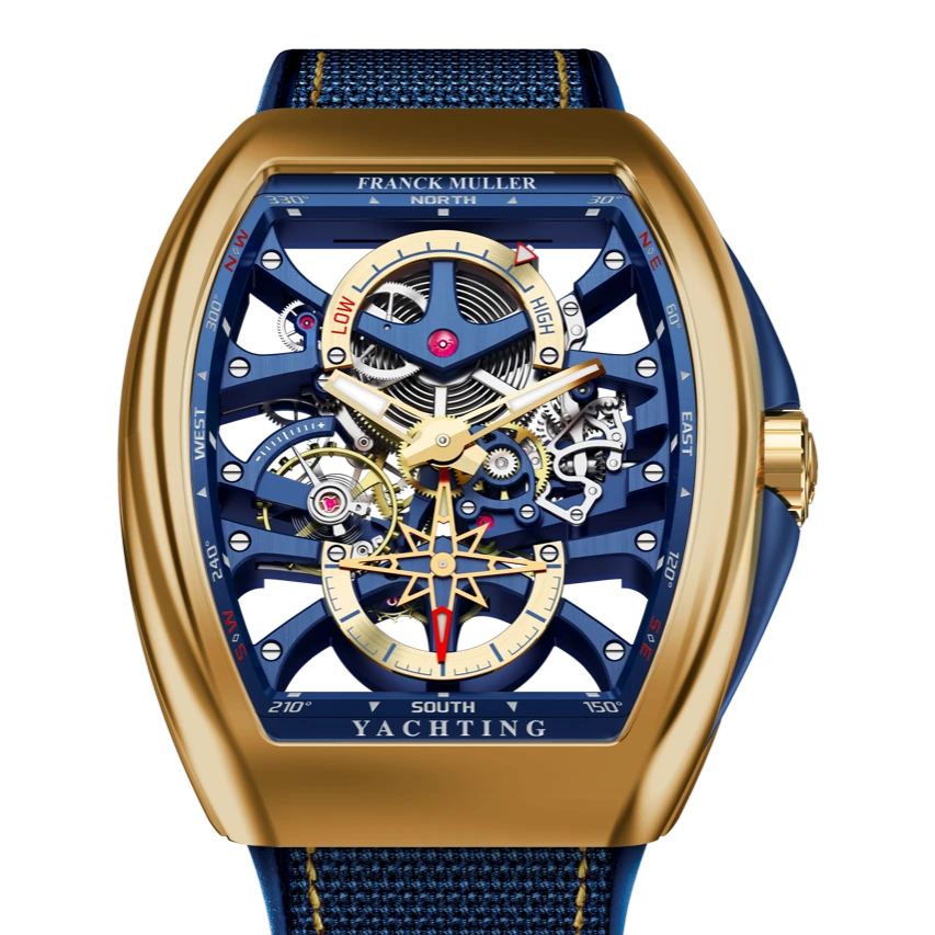 Franck Muller Vanguard Yachting Anchor Skeleton Power Reserve