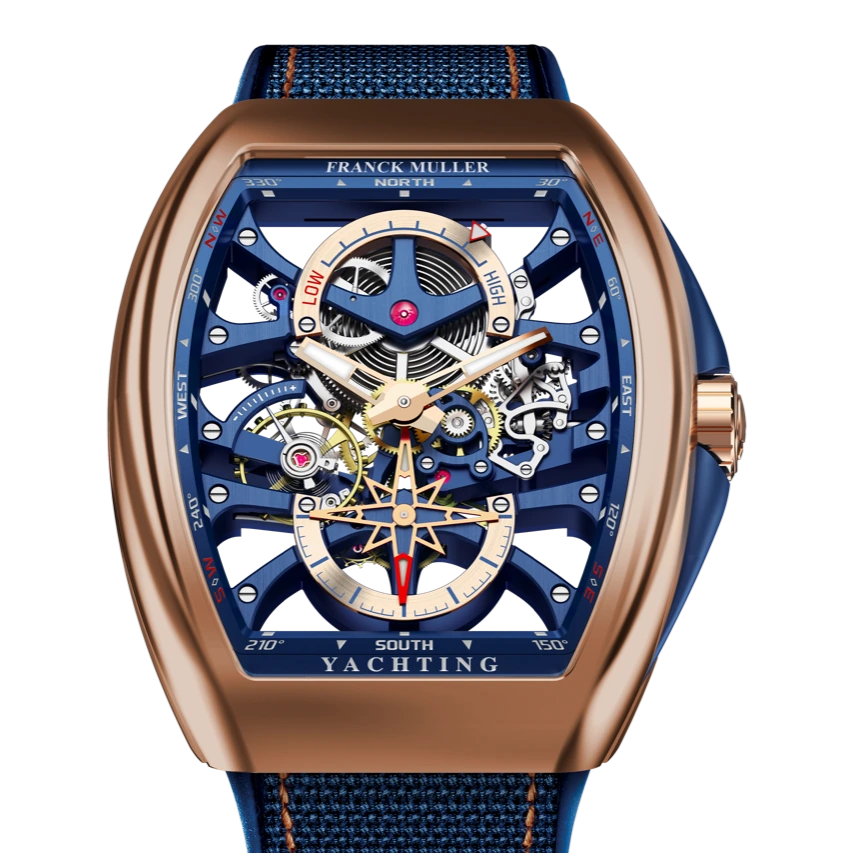 Franck Muller Vanguard Yachting Anchor Skeleton Power Reserve