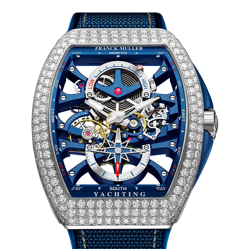 Franck Muller Vanguard Yachting Anchor Skeleton Power Reserve