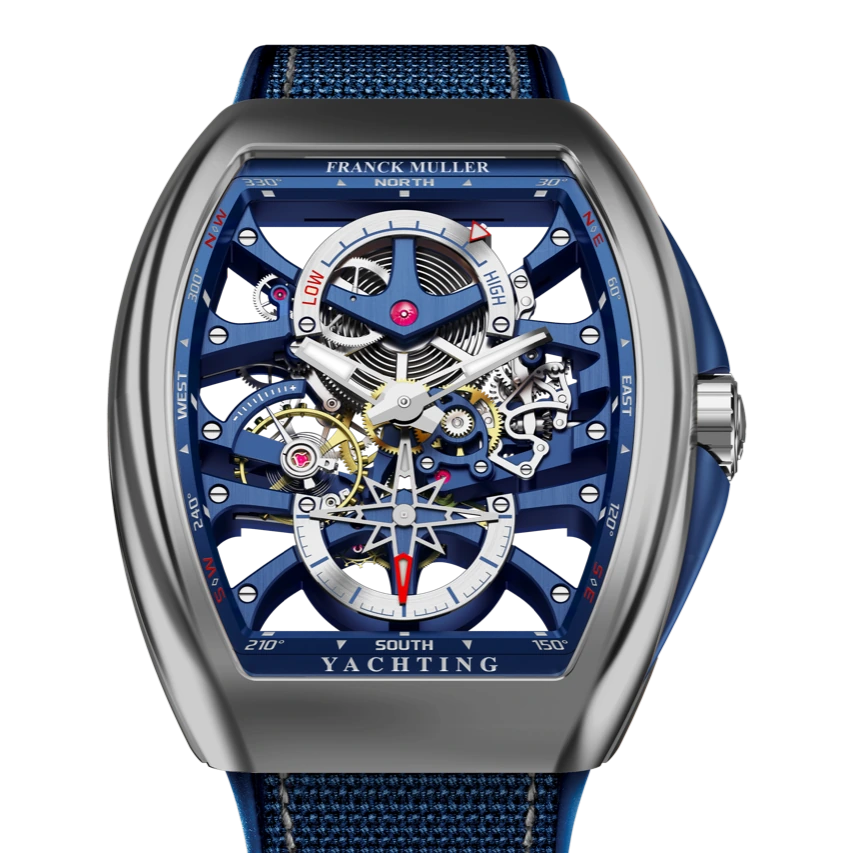Franck Muller Vanguard Yachting Anchor Skeleton Power Reserve