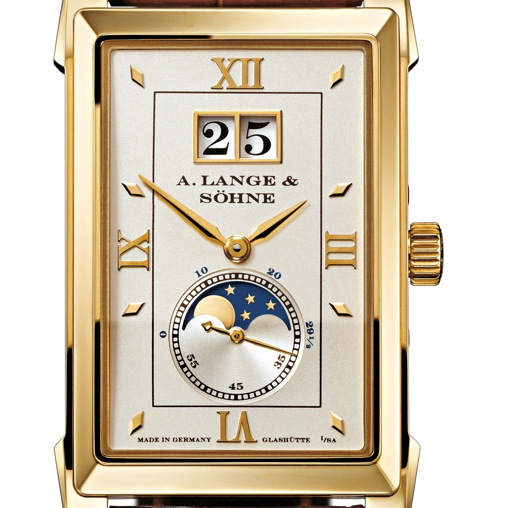 A. Lange & Söhne Yellow Gold, Ivory argenté Dial