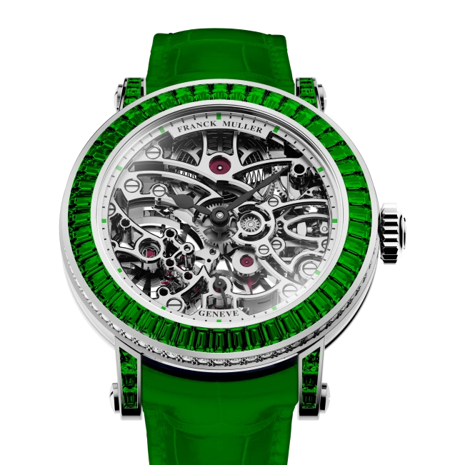 Franck Muller Round Round Skeleton Baguette
