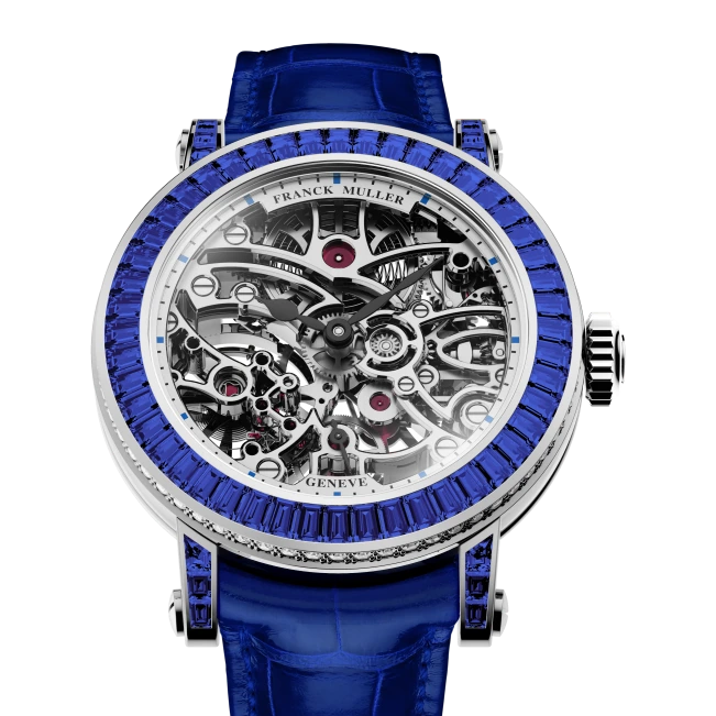 Franck Muller Round Round Skeleton Baguette