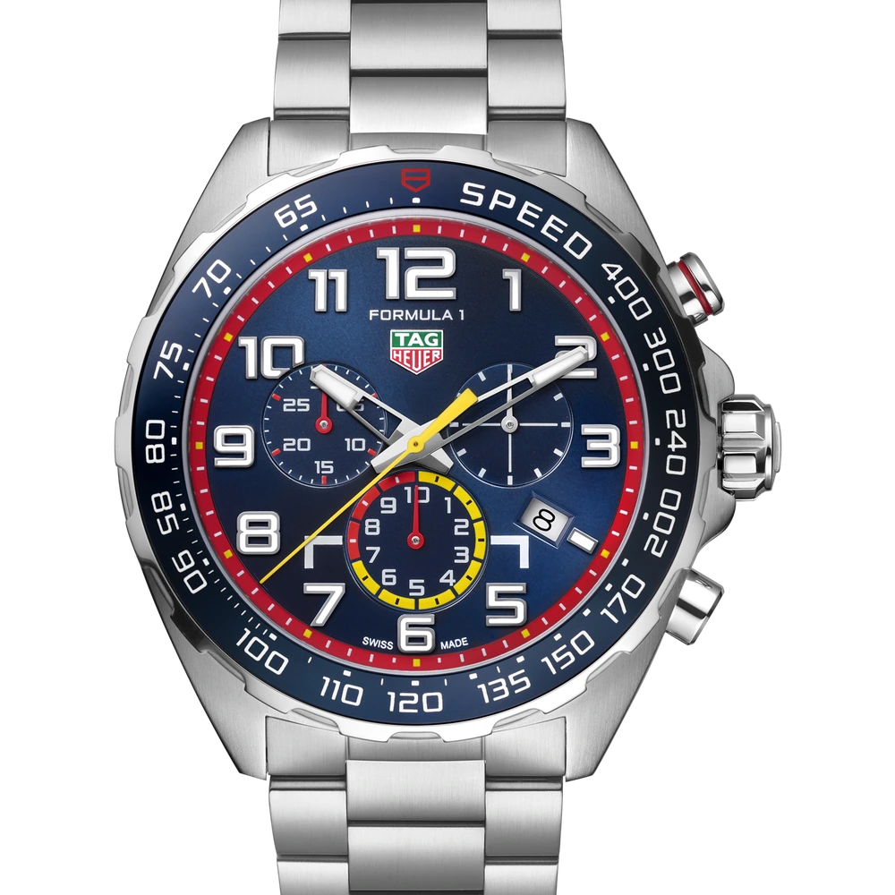 TAG Heuer Chronograph x Red Bull Racing, Quartz, 43 mm, Steel