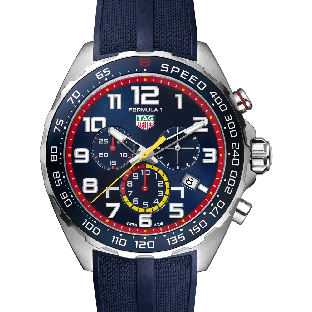 TAG Heuer Chronograph x Red Bull Racing, Quartz, 43 mm, Steel