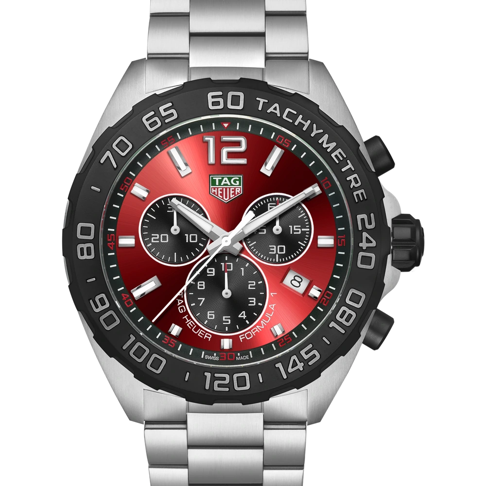 TAG Heuer Chronograph, Quartz, 43 mm, Steel