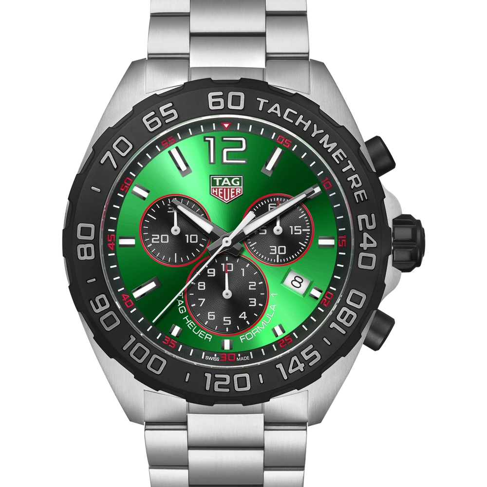 TAG Heuer Chronograph, Quartz, 43 mm, Steel
