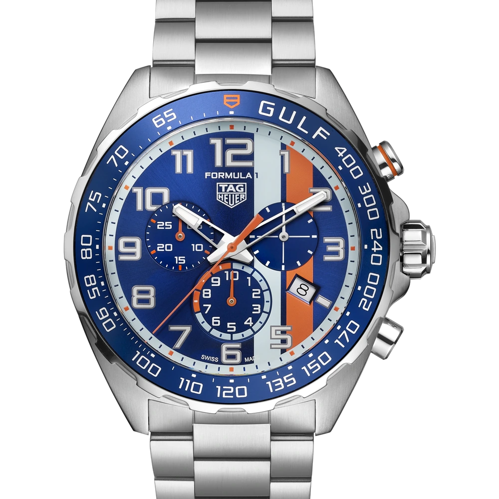 TAG Heuer Chronograph X Gulf, Quartz, 43 mm, Steel
