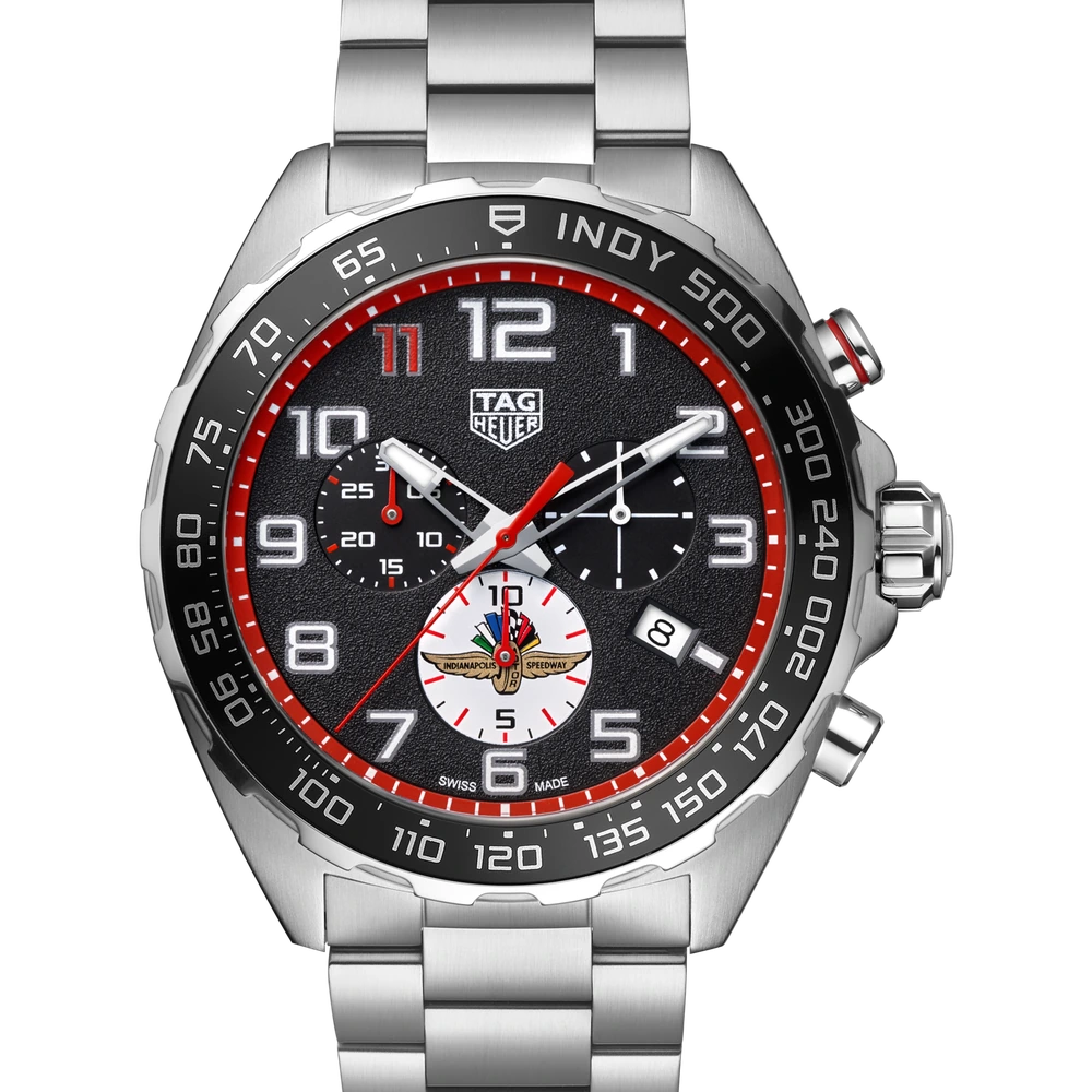 TAG Heuer Chronograph x Indy 500, Quartz, 43 mm, Steel