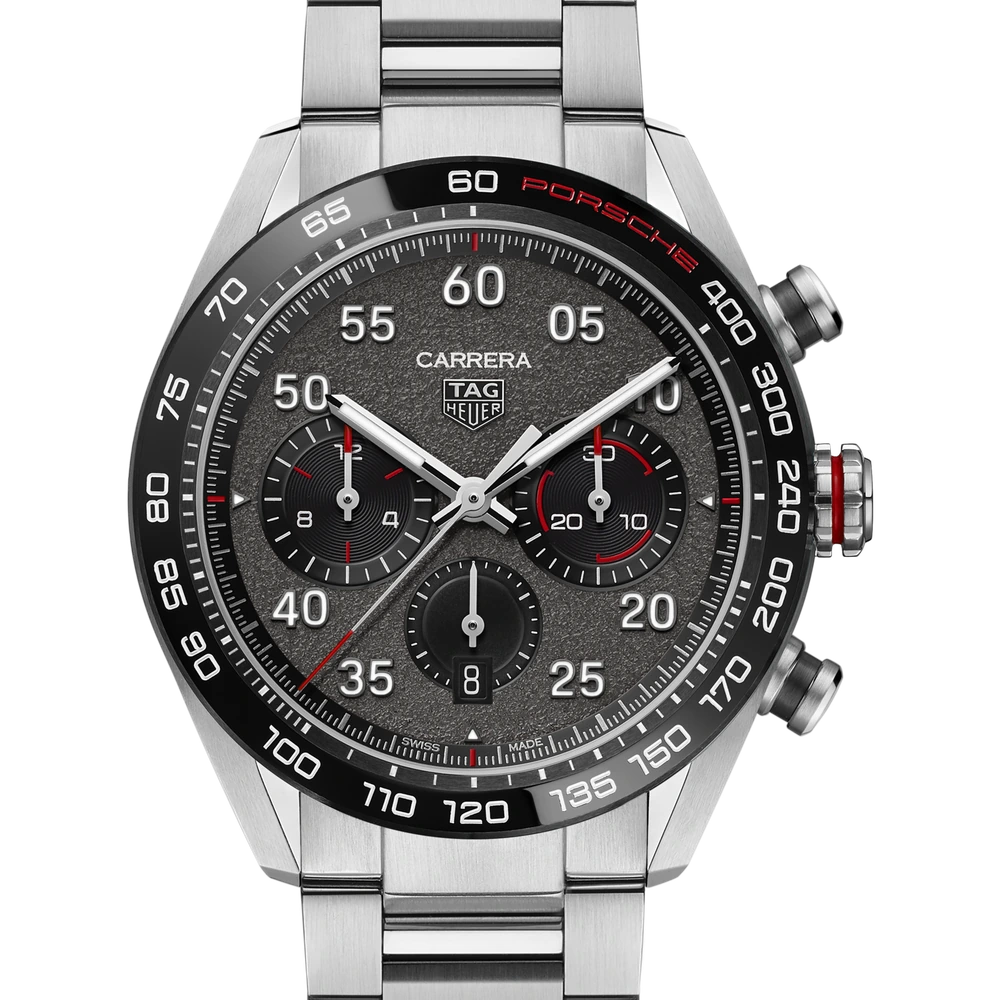 TAG Heuer Chronograph x Porsche, Automatic, 44 mm, Steel