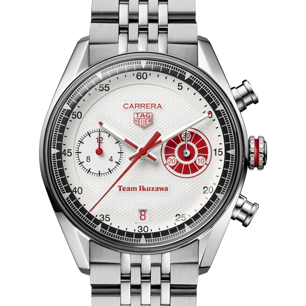 TAG Heuer Chronograph x Team Ikuzawa, Automatic, 39 mm, Steel