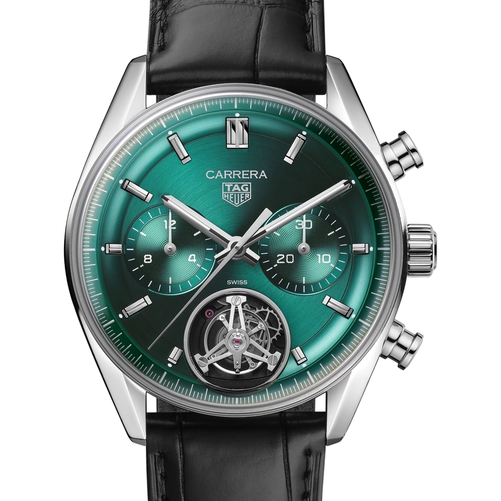 TAG Heuer Chronograph Tourbillon, Automatic, 42 mm, Steel