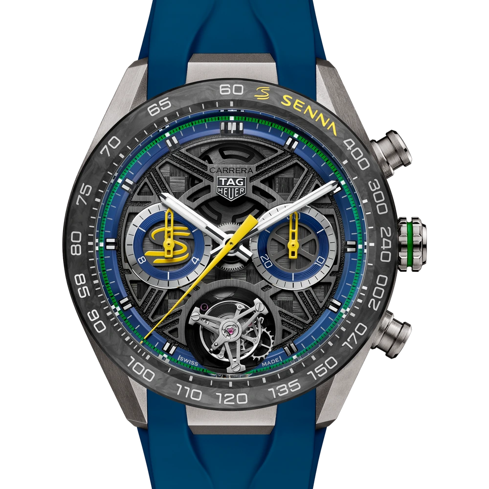 TAG Heuer Chronograph Tourbillon Extreme Sport x Senna, Automatic, 44 mm, Titanium