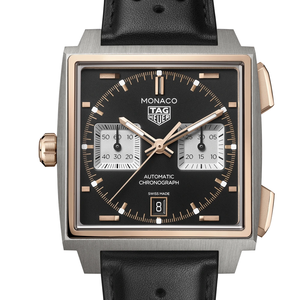 TAG Heuer Chronograph, Automatic, 39 mm, Titanium & 18K 5N rose gold