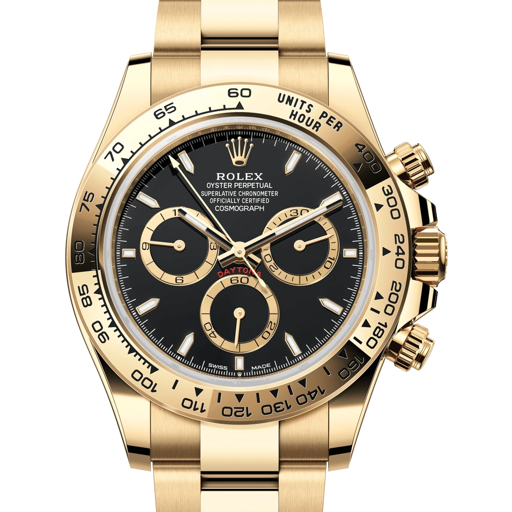 Rolex Cosmograph Daytona Oyster, 40 mm, yellow gold Reference 126508