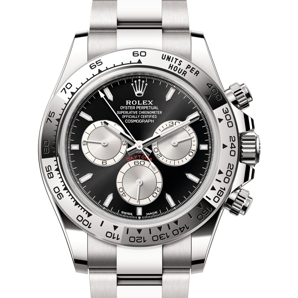 Rolex Cosmograph Daytona Oyster, 40 mm, white gold Reference 126509