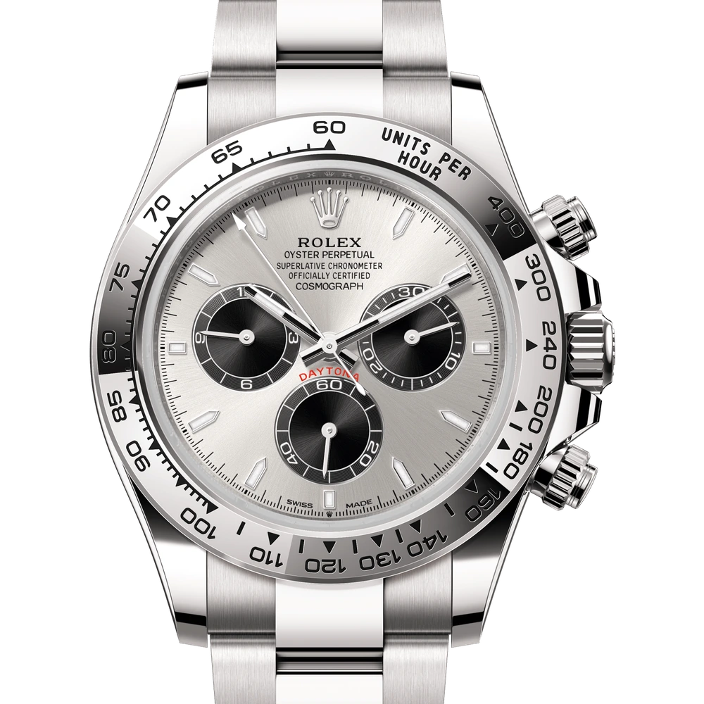 Rolex Cosmograph Daytona Oyster, 40 mm, white gold Reference 126509