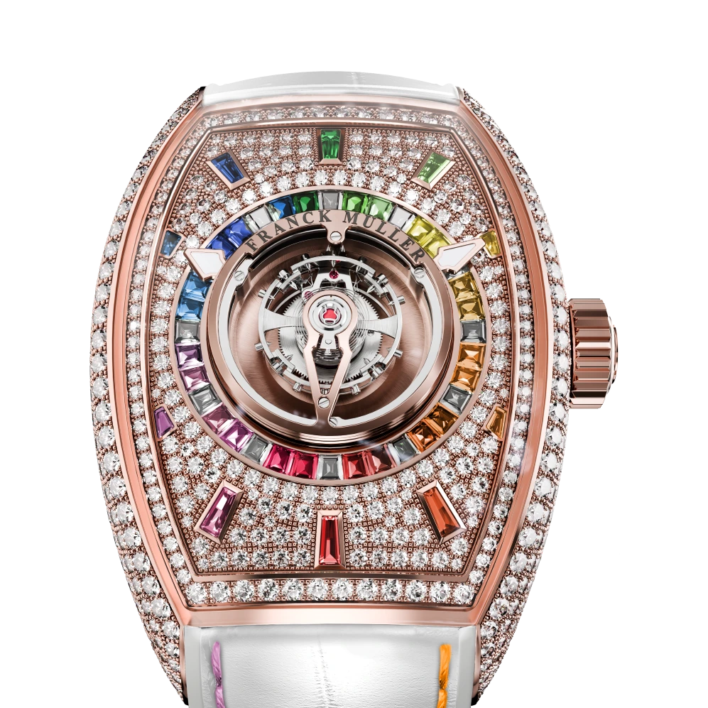 Franck Muller Grand Central Tourbillon Curvex CX Rainbow