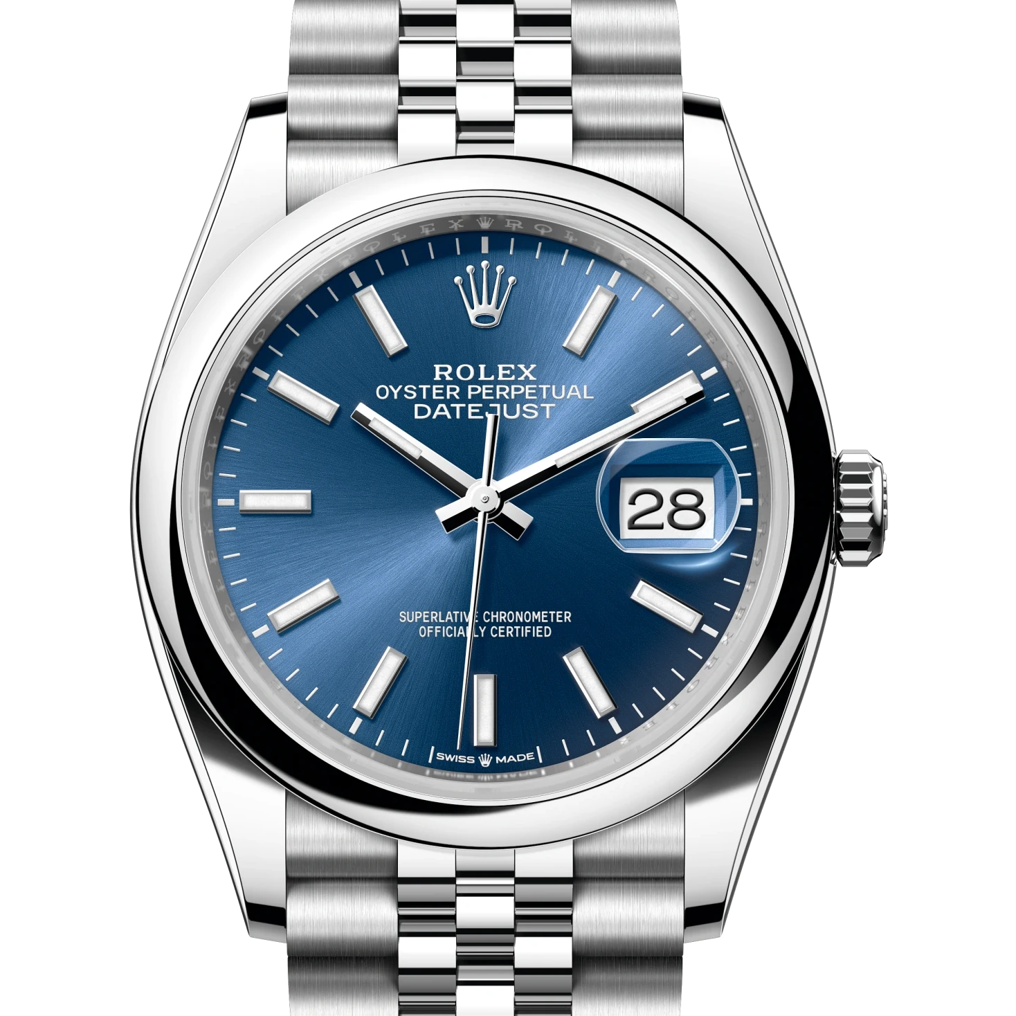 Rolex Datejust 36 Oyster, 36 mm, Oystersteel Reference 126200