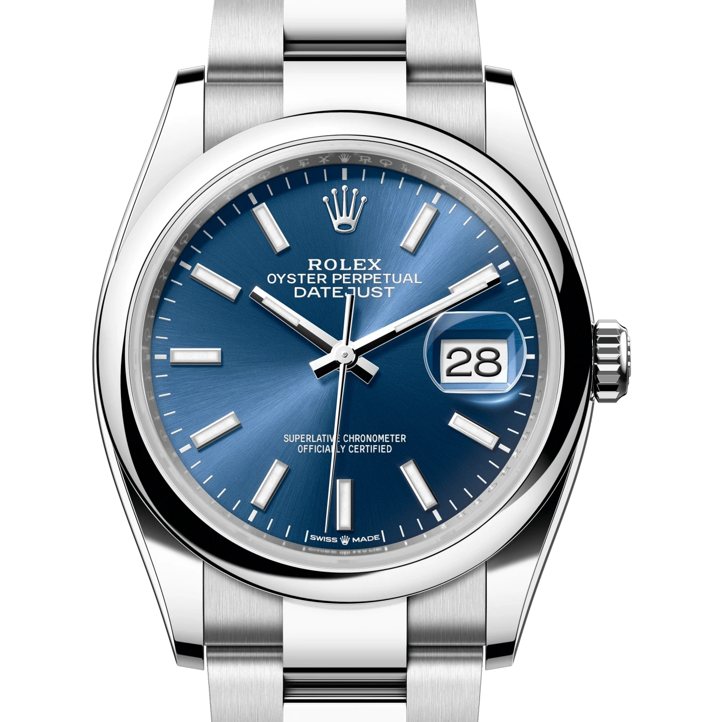 Rolex Datejust 36 Oyster, 36 mm, Oystersteel Reference 126200