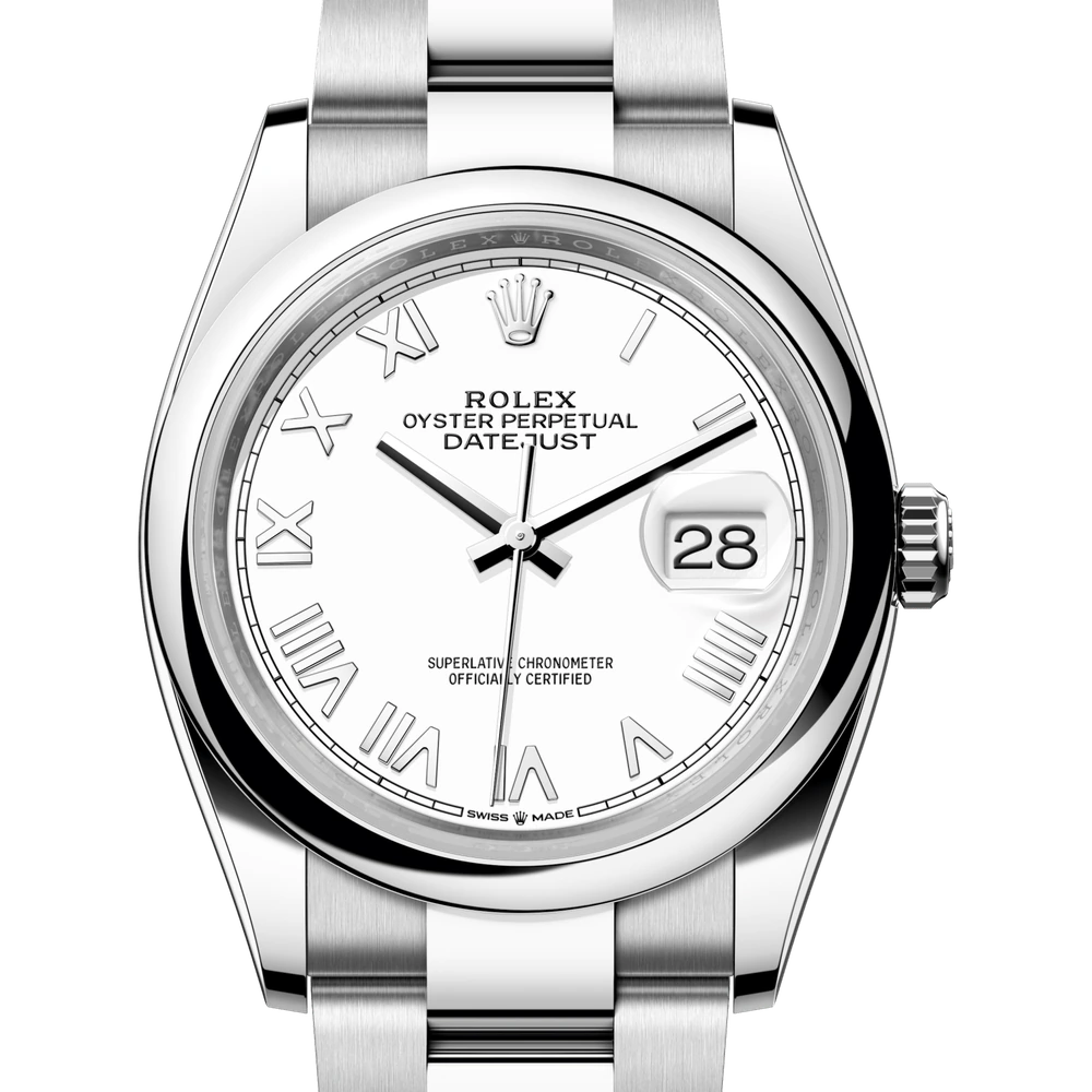 Rolex Datejust 36 Oyster, 36 mm, Oystersteel Reference 126200