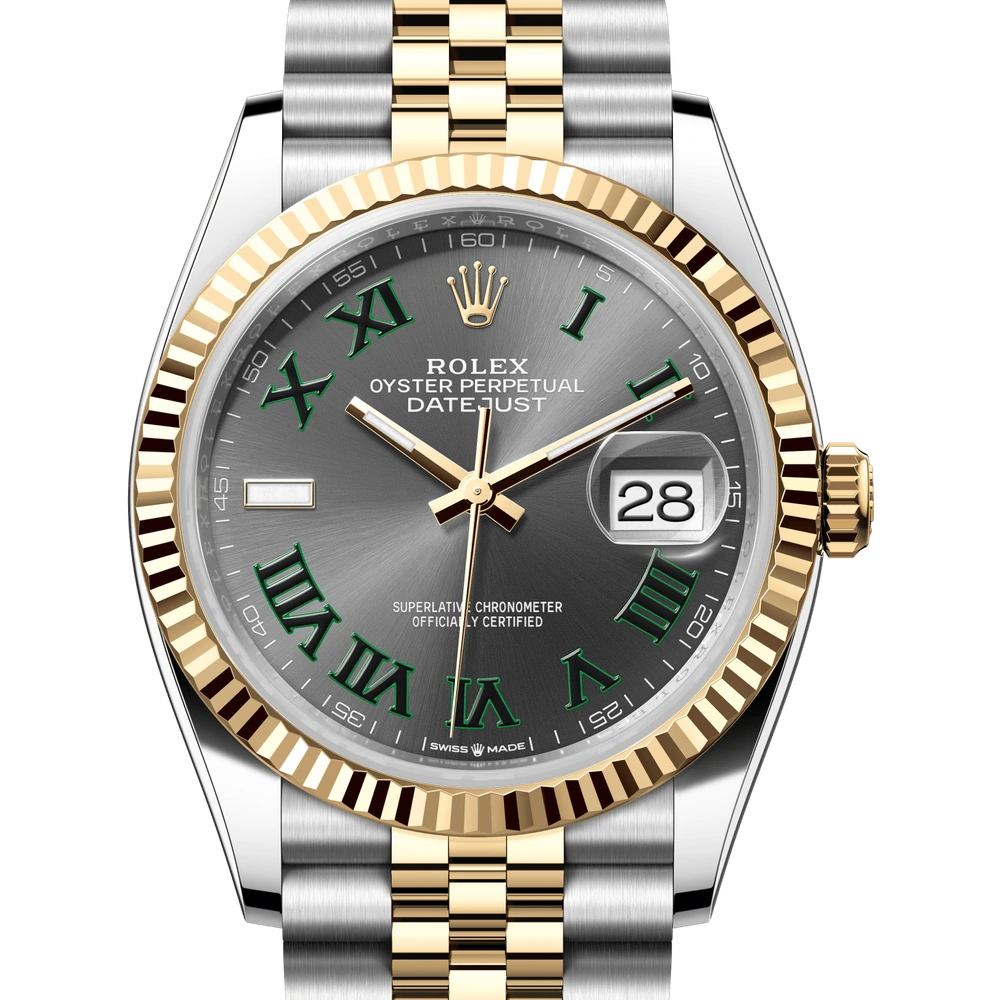 Rolex Datejust 36 Oyster, 36 mm, Oystersteel and yellow gold Reference 126233
