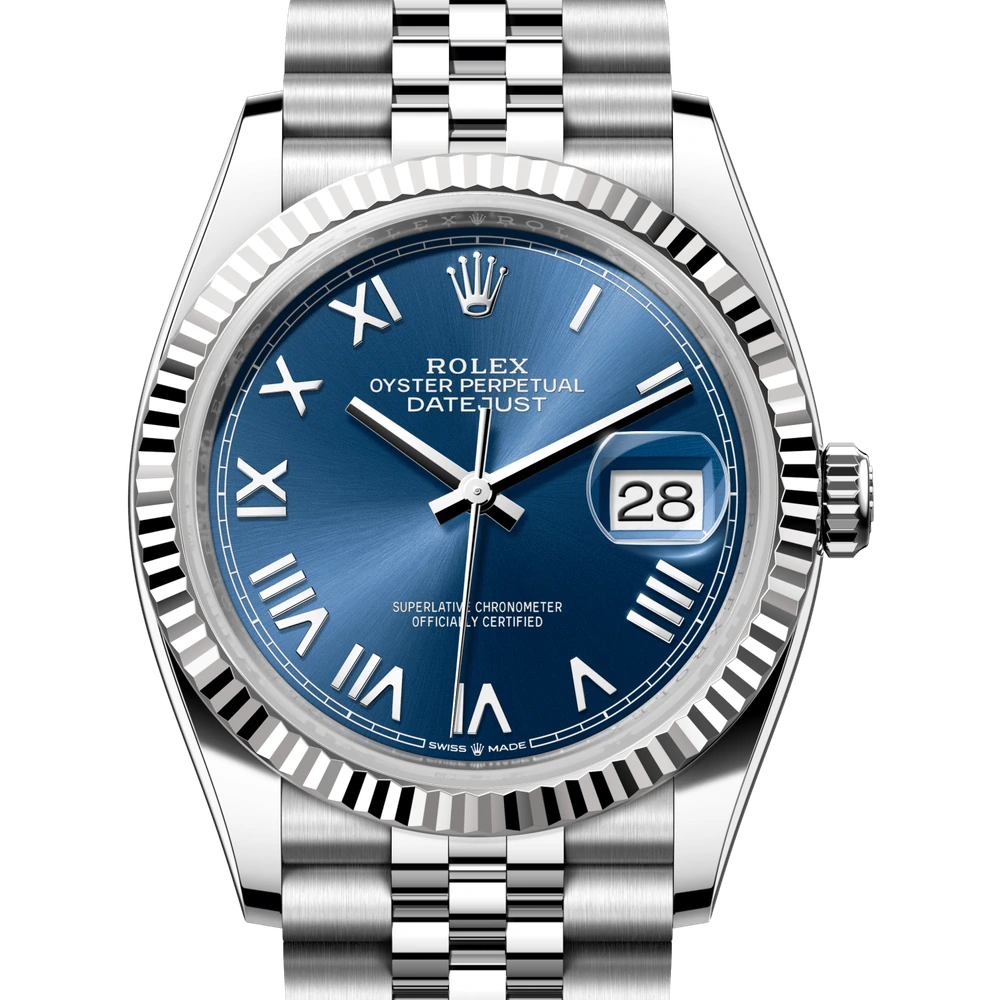 Rolex Datejust 36 Oyster, 36 mm, Oystersteel and white gold Reference 126234