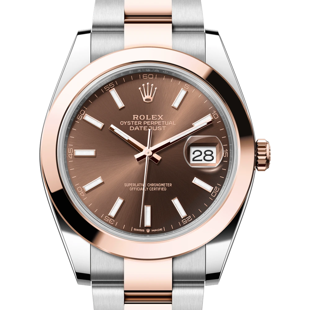 Rolex Datejust 41 Oyster, 41 mm, Oystersteel and Everose gold Reference 126301