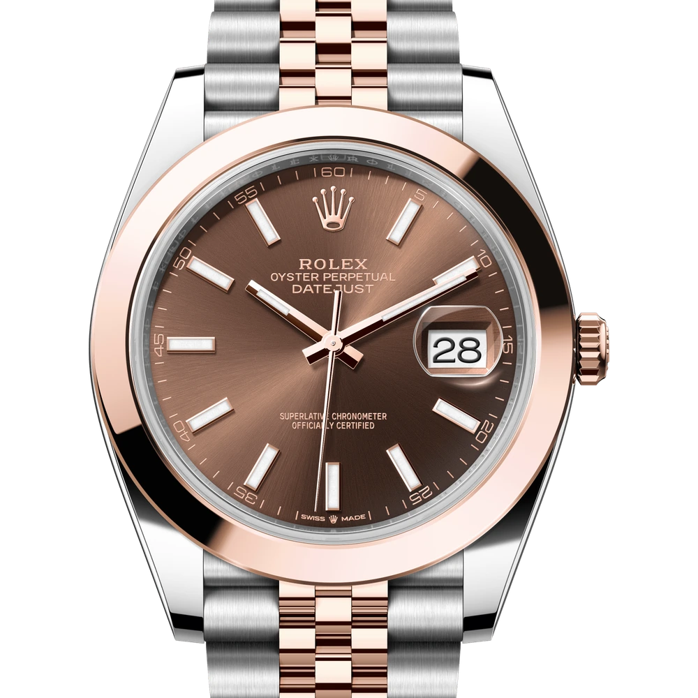 Rolex Datejust 41 Oyster, 41 mm, Oystersteel and Everose gold Reference 126301