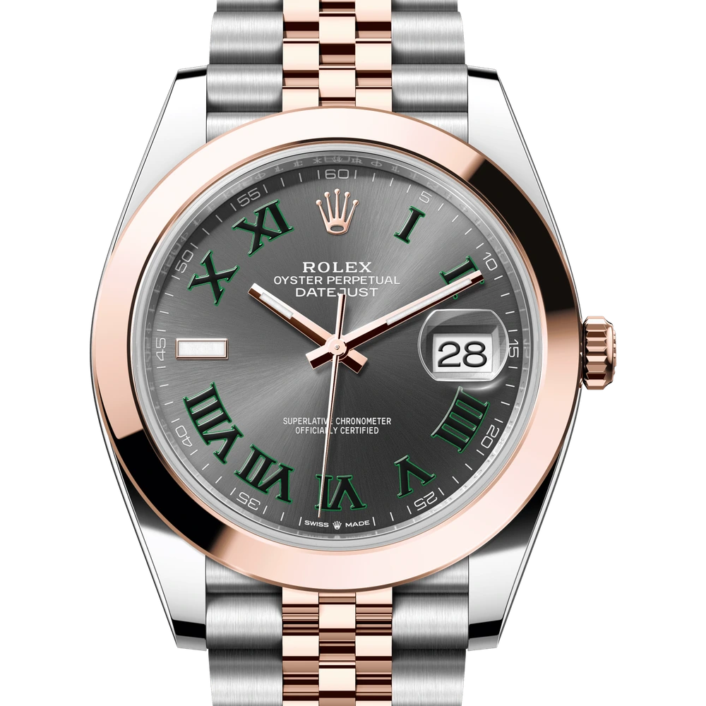 Rolex Datejust 41 Oyster, 41 mm, Oystersteel and Everose gold Reference 126301