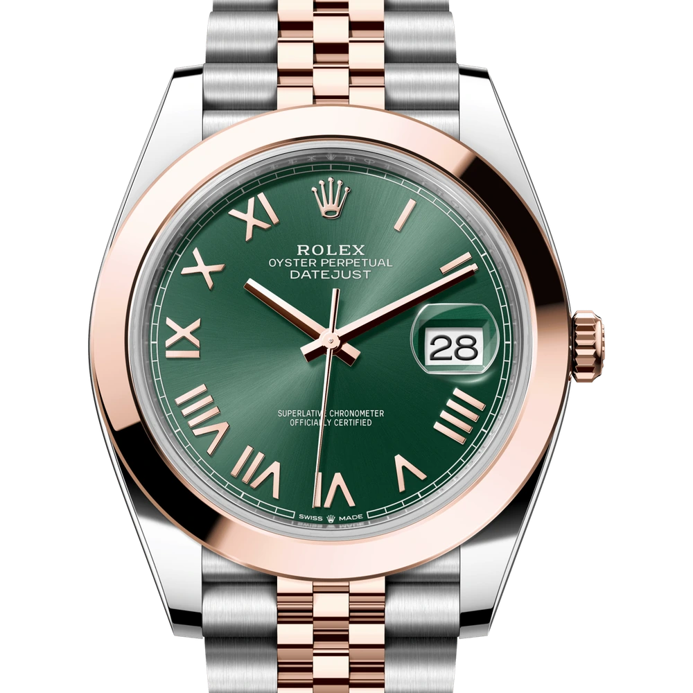 Rolex Datejust 41 Oyster, 41 mm, Oystersteel and Everose gold Reference 126301