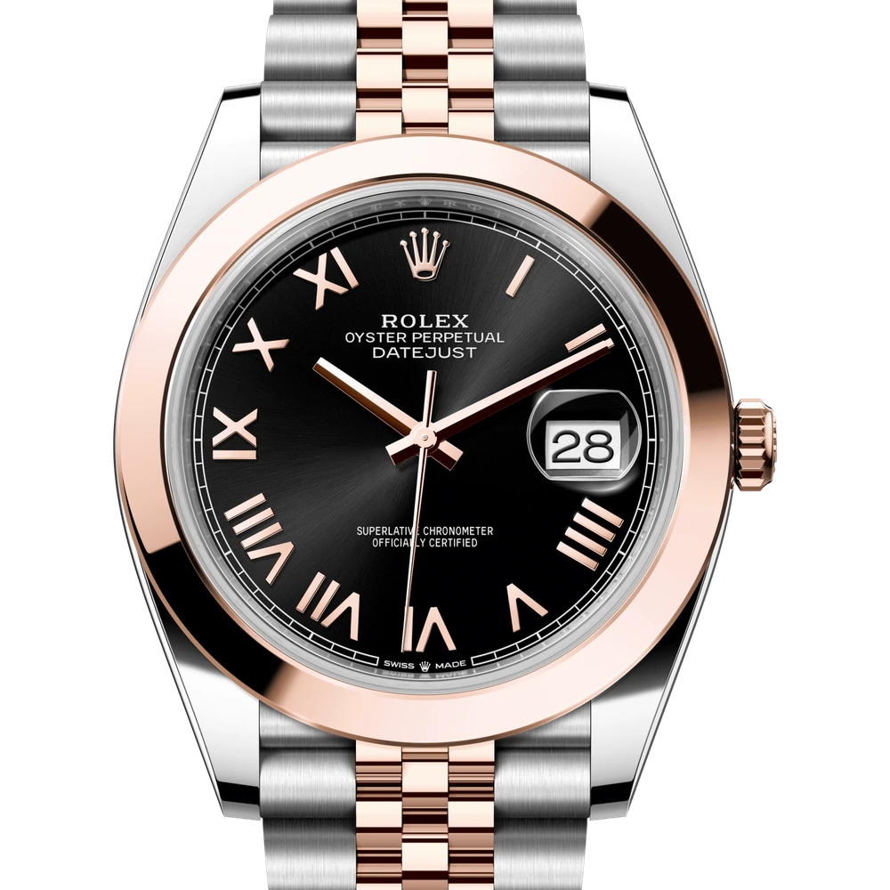 Rolex Datejust 41 Oyster, 41 mm, Oystersteel and Everose gold Reference 126301