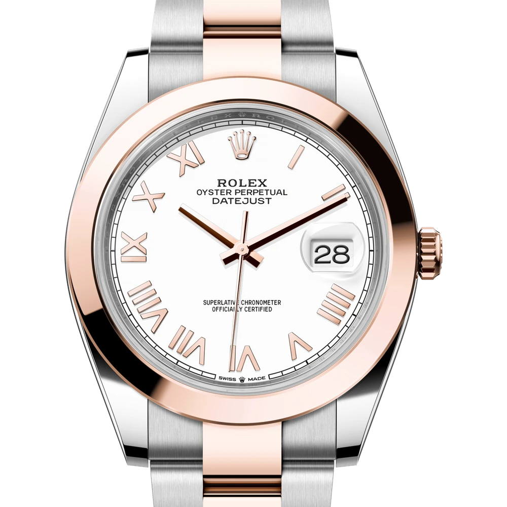 Rolex Datejust 41 Oyster, 41 mm, Oystersteel and Everose gold Reference 126301