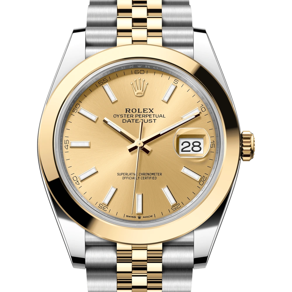 Rolex Datejust 41 Oyster, 41 mm, Oystersteel and yellow gold Reference 126303