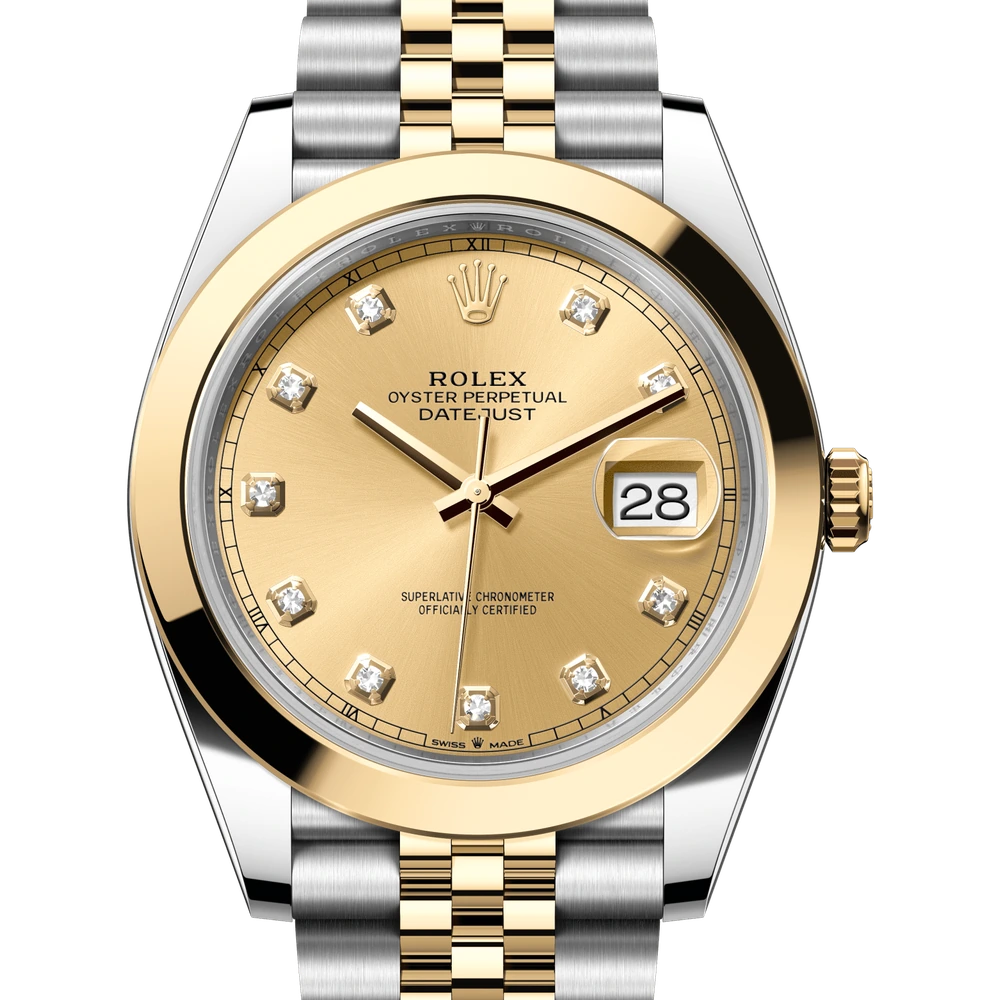 Rolex Datejust 41 Oyster, 41 mm, Oystersteel and yellow gold Reference 126303