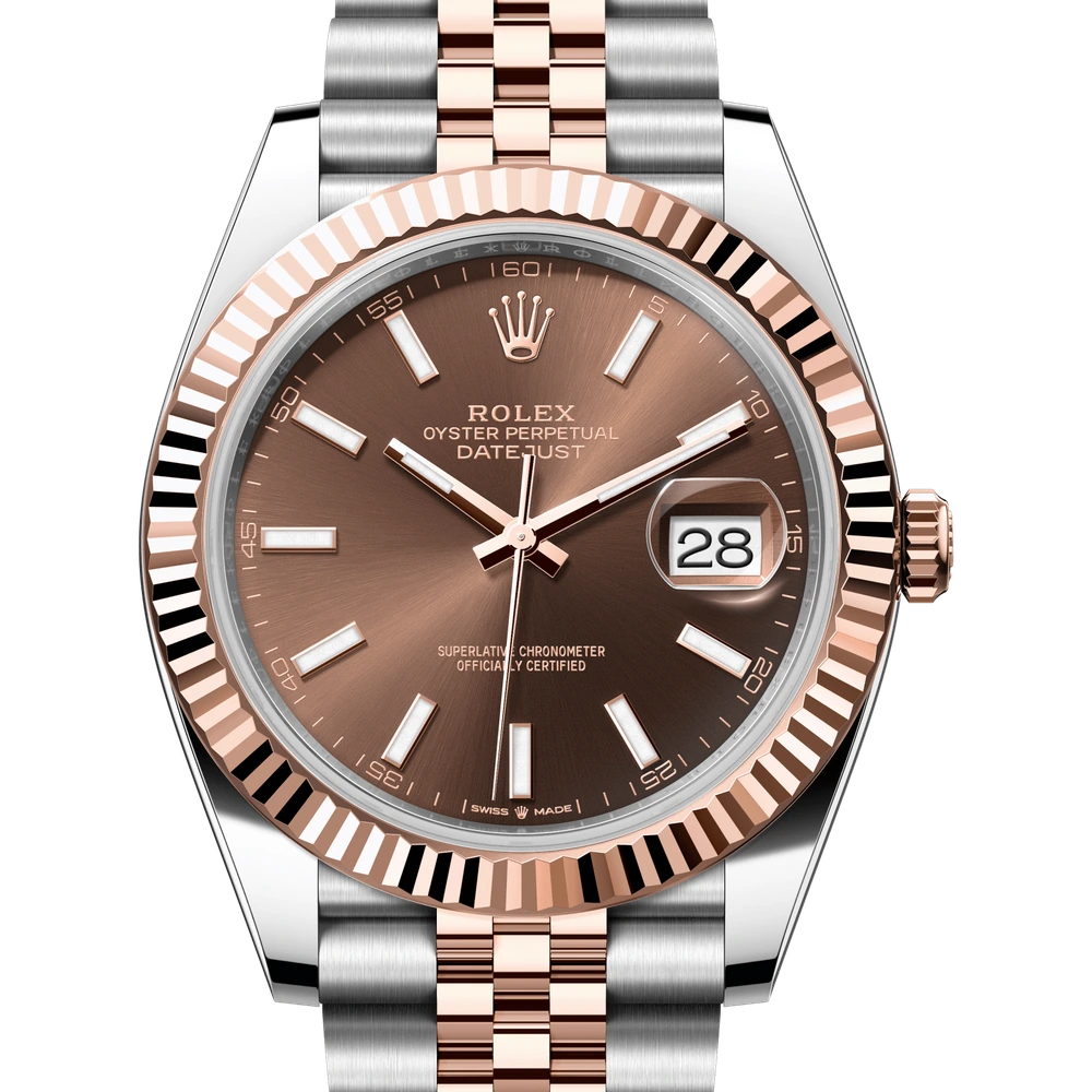 Rolex Datejust 41 Oyster, 41 mm, Oystersteel and Everose gold Reference 126331