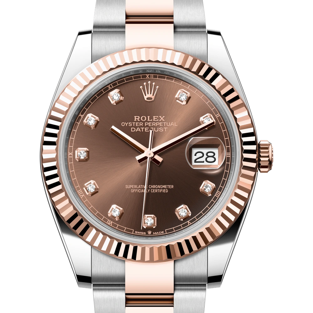 Rolex Datejust 41 Oyster, 41 mm, Oystersteel and Everose gold Reference 126331