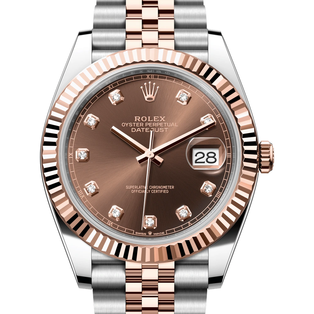Rolex Datejust 41 Oyster, 41 mm, Oystersteel and Everose gold Reference 126331