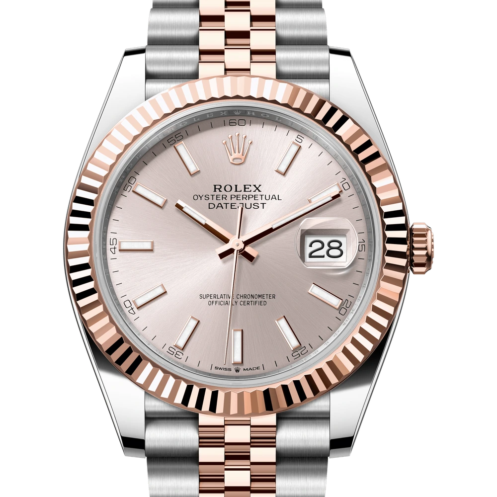 Rolex Datejust 41 Oyster, 41 mm, Oystersteel and Everose gold Reference 126331