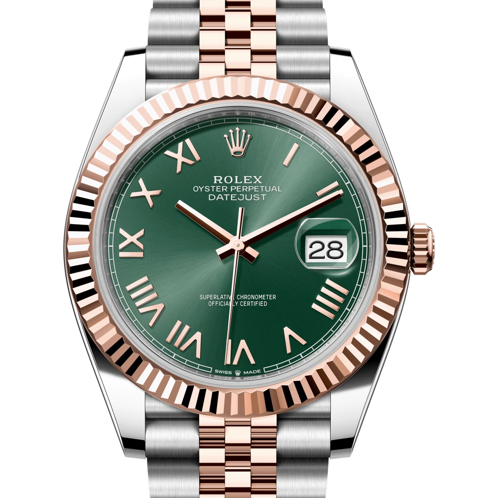 Rolex Datejust 41 Oyster, 41 mm, Oystersteel and Everose gold Reference 126331