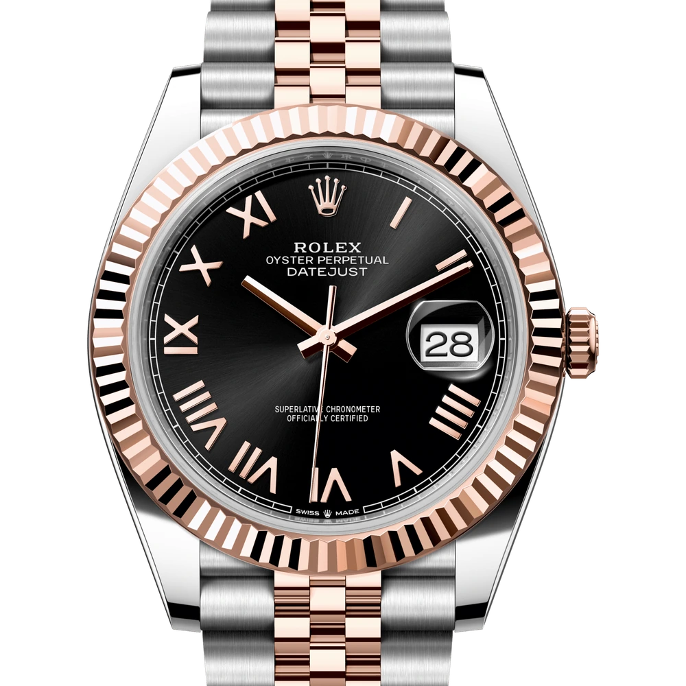 Rolex Datejust 41 Oyster, 41 mm, Oystersteel and Everose gold Reference 126331