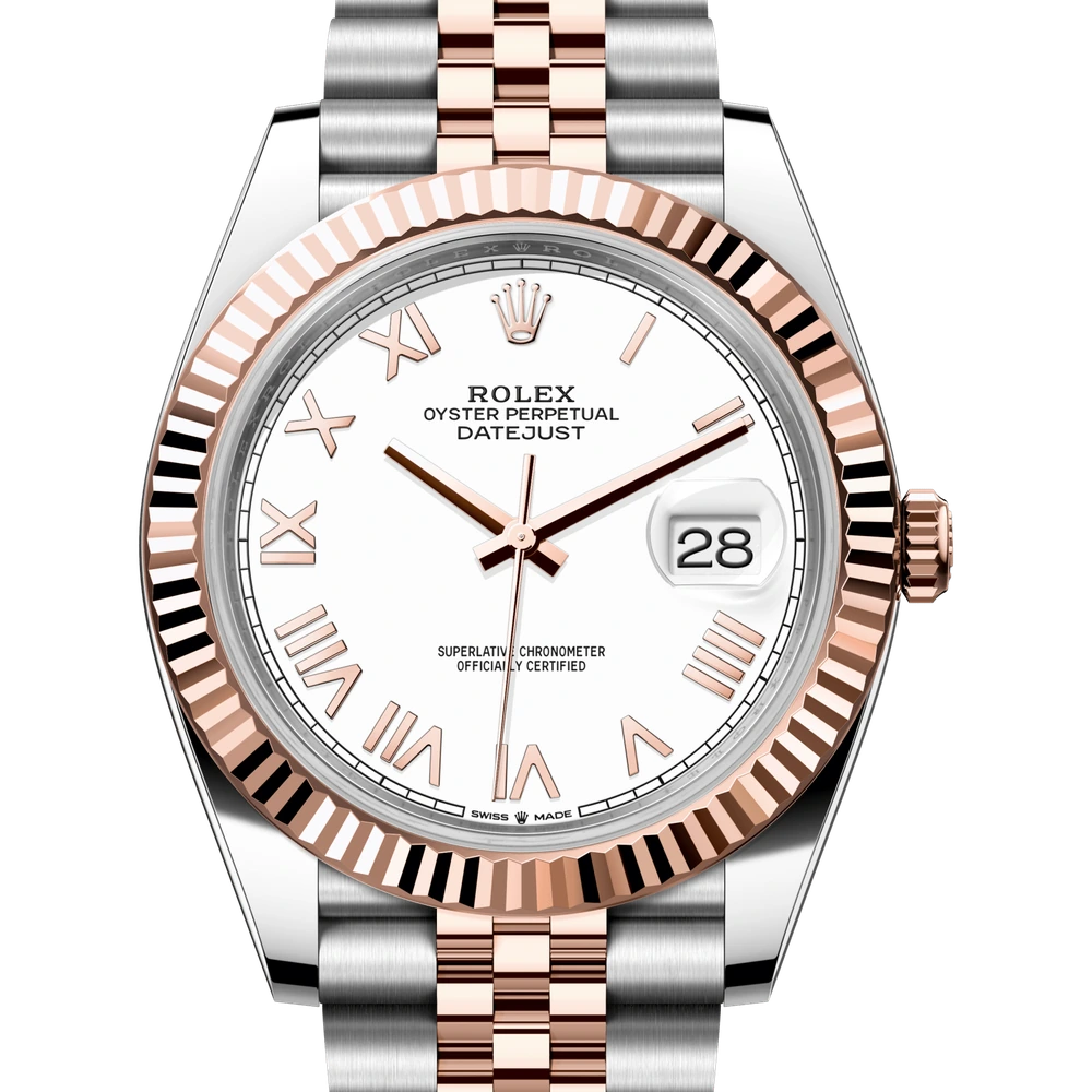 Rolex Datejust 41 Oyster, 41 mm, Oystersteel and Everose gold Reference 126331