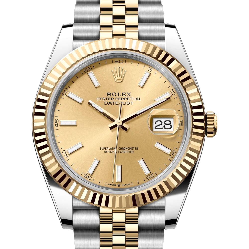 Rolex Datejust 41 Oyster, 41 mm, Oystersteel and yellow gold Reference 126333