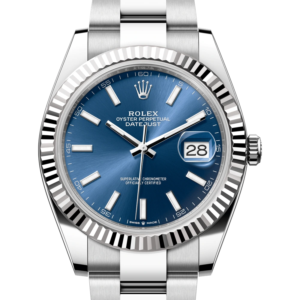 Rolex Datejust 41 Oyster, 41 mm, Oystersteel and white gold Reference 126334