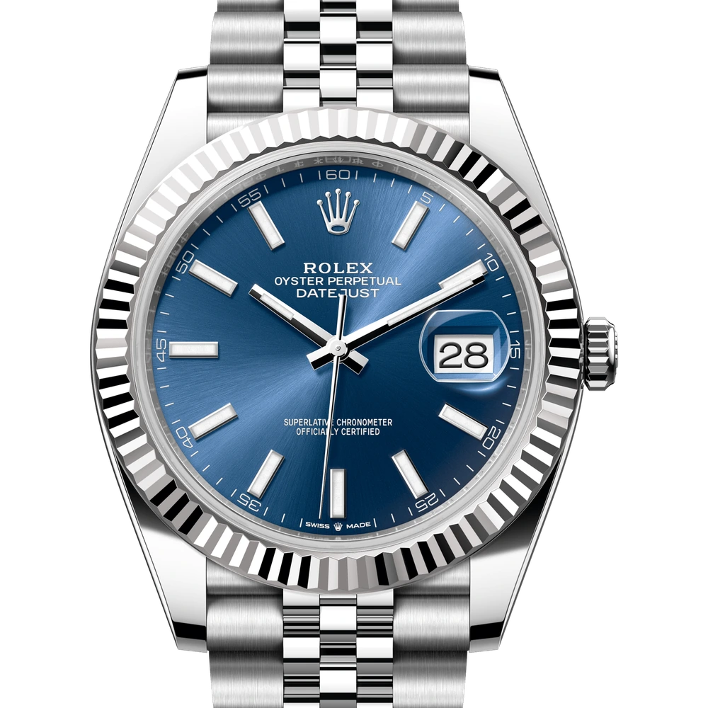 Rolex Datejust 41 Oyster, 41 mm, Oystersteel and white gold Reference 126334