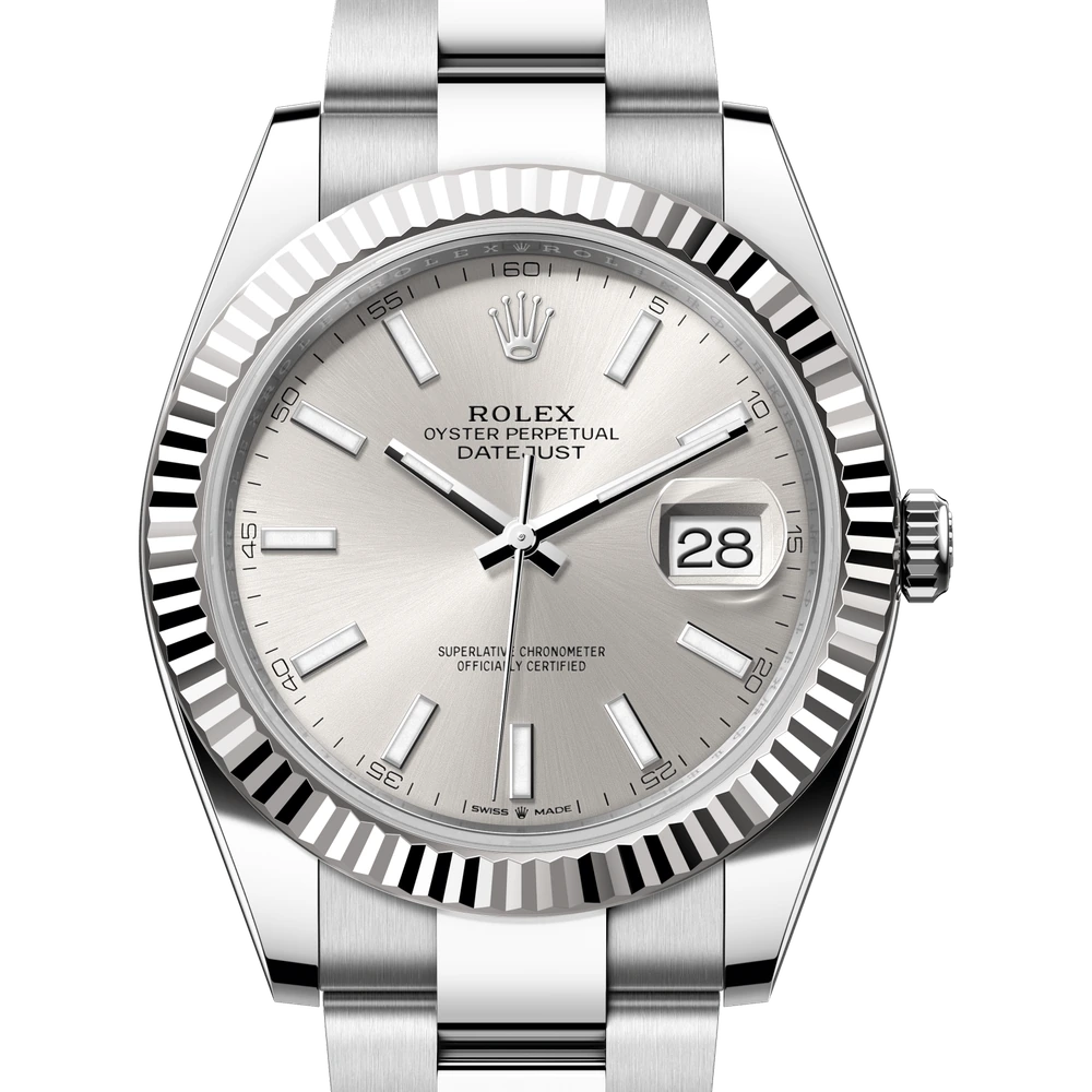 Rolex Datejust 41 Oyster, 41 mm, Oystersteel and white gold Reference 126334