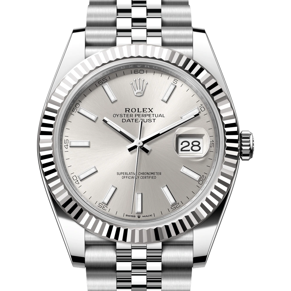 Rolex Datejust 41 Oyster, 41 mm, Oystersteel and white gold Reference 126334