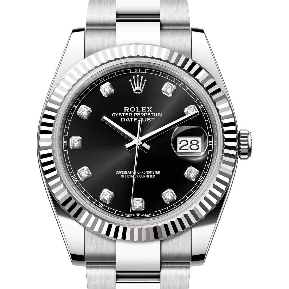 Rolex Datejust 41 Oyster, 41 mm, Oystersteel and white gold Reference 126334