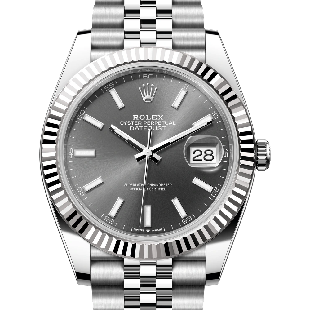 Rolex Datejust 41 Oyster, 41 mm, Oystersteel and white gold Reference 126334